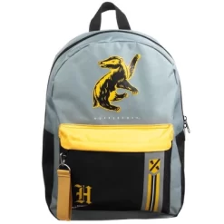 Harry Potter Hufflepuff 16" Laptop Backpack & Lanyard Combo Set