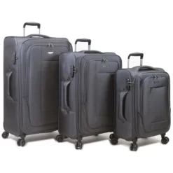 Dejuno Twilight Lightweight Nylon 3-Piece Spinner Luggage Set -All Pack Shop GUEST 5e3804be 66c0 4575 a34b 09c6f8f92684