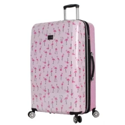 Betsey Johnson Expandable Hardside Large Checked Spinner Suitcase -All Pack Shop GUEST 5e7d005b f173 4785 948e fd588287974c