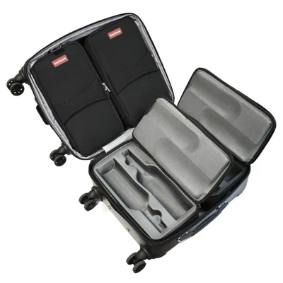 OenoTourer Unbreakable Wine Lovers' Travel Essential 8 Bottles Carrying Suitcase With TSA-Approved Lock 4 OenoTourer Unbreakable Wine Lovers' Travel Essential 8 Bottles Carrying Suitcase With TSA-Approved Lock - Image 4
