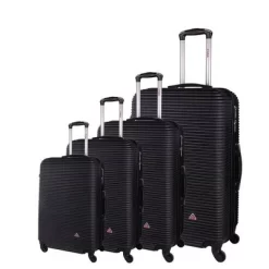 InUSA Royal 4pc Lightweight Hardside Spinner Luggage Set -All Pack Shop GUEST 64cae78f 6b3c 4c77 9d75 f878568821fe