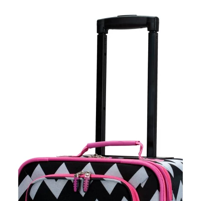 Rockland Escape 4pc Softside Checked Luggage Set 1 Rockland Escape 4pc Softside Checked Luggage Set