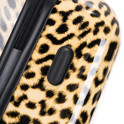 InUSA PRINTS Lightweight Hardside Carry On Spinner Suitcase - Cheetah 10 InUSA PRINTS Lightweight Hardside Carry On Spinner Suitcase - Cheetah - Image 10