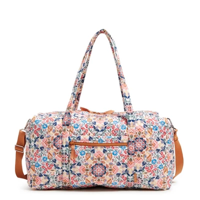 Vera Bradley Women's Cotton Large Travel Duffel Bag 9 Vera Bradley Women's Cotton Large Travel Duffel Bag - Image 9