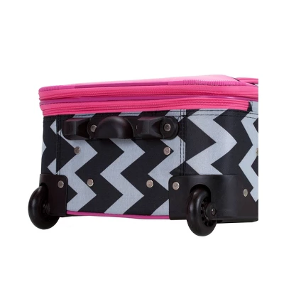 Rockland Escape 4pc Softside Checked Luggage Set 4 Rockland Escape 4pc Softside Checked Luggage Set - Image 4