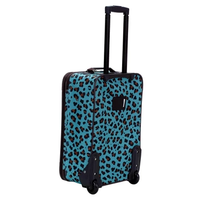 Rockland Jungle 4pc Softside Checked Luggage Set 5 Rockland Jungle 4pc Softside Checked Luggage Set - Image 5