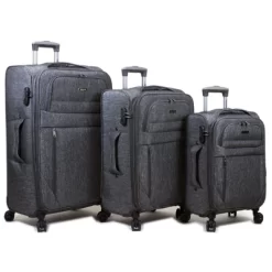 Dejuno Aurora Lightweight Denim 3-Piece Spinner Luggage Set 13 Dejuno Aurora Lightweight Denim 3-Piece Spinner Luggage Set -All Pack Shop GUEST 6bf3411e 6ceb 4148 a9d2 9f76ea0535b1