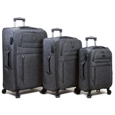 Dejuno Aurora Lightweight Denim 3-Piece Spinner Luggage Set 6 Dejuno Aurora Lightweight Denim 3-Piece Spinner Luggage Set - Image 6