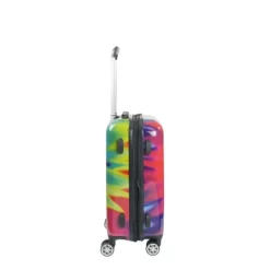 FUL Tie-dye Swirl 20 Inch Expandable Spinner Rolling Luggage Suitcase, ABS Hard Case, Upright, Tie-dye -All Pack Shop GUEST 6e9414be 9633 41c0 af81 6f1163f76479