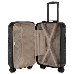 Badgley Mischka Contour Expandable Hardside Checked 3pc Luggage Set -All Pack Shop GUEST 6f31ce69 3858 430d b150 c65018ec5d10