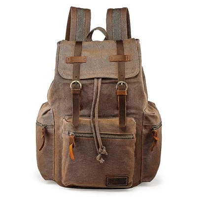 Gearonic Outdoor Sport Vintage Canvas Military Backpack 9 Gearonic Outdoor Sport Vintage Canvas Military Backpack - Image 9