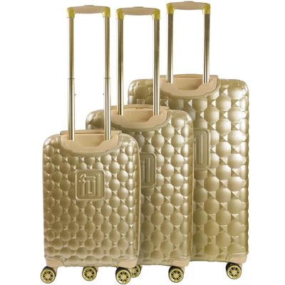 Disney Ful Minnie Mouse Quilted 3D Molded 3 Pc Set, Gold 2 Disney Ful Minnie Mouse Quilted 3D Molded 3 Pc Set, Gold - Image 2