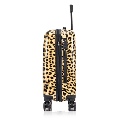 InUSA PRINTS Lightweight Hardside Carry On Spinner Suitcase - Cheetah 4 InUSA PRINTS Lightweight Hardside Carry On Spinner Suitcase - Cheetah - Image 4