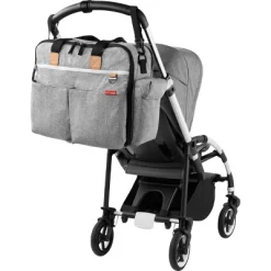Skip Hop Duo Signature Diaper Weekender Bag - Gray Melange -All Pack Shop GUEST 732a450e 63d9 419e bd57 7a5a32a53031