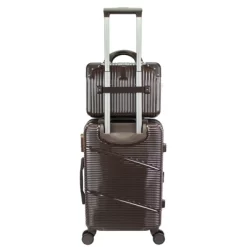 World Traveler Highways 2-Piece Hardside Carry-On Spinner Luggage Set