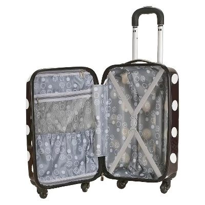 Rockland Reno Polycarbonate Hardside Carry On Spinner Suitcase 2 Rockland Reno Polycarbonate Hardside Carry On Spinner Suitcase - Image 2