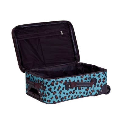 Rockland Jungle 4pc Softside Checked Luggage Set 1 Rockland Jungle 4pc Softside Checked Luggage Set