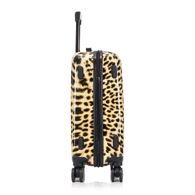 InUSA PRINTS Lightweight Hardside Carry On Spinner Suitcase - Cheetah 5 InUSA PRINTS Lightweight Hardside Carry On Spinner Suitcase - Cheetah - Image 5