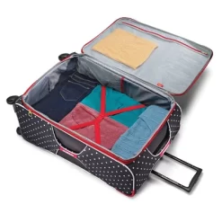 American Tourister Minnie Mouse Red Bow Softside Carry On Spinner Suitcase -All Pack Shop GUEST 7d2b29b4 6914 418b b619 079b7cd16fa3