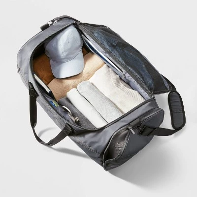 60L Duffel Bag Gray - Open Story™ 2 60L Duffel Bag Gray - Open Story™ - Image 2