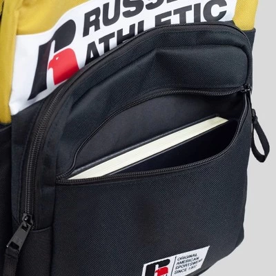 Russell Athletic Grand Slam 18" Backpack - Camel/Black 5 Russell Athletic Grand Slam 18" Backpack - Camel/Black - Image 5