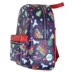 National Lampoon's Christmas Vacation Allover Pattern Faux Leather Mini Backpack Blue -All Pack Shop GUEST 82c6d7e1 da51 4508 8e21 890c3af32b0c