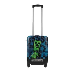 Minecraft Creeper Kids' Hardside Carry On Suitcase - Black