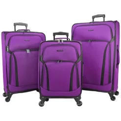 Dejuno Oslo 3-Piece Lightweight Expandable Spinner Luggage Set -All Pack Shop GUEST 87de282a 470a 448c be18 8bce1b375d06