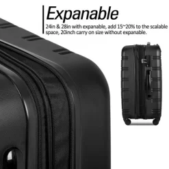 3 PCS Luggage Set, Hardside Spinner Suitcase With TSA Lock (20/24/28)-ModernLuxe -All Pack Shop GUEST 8ae71297 0890 4877 acbb 4c30b0014016