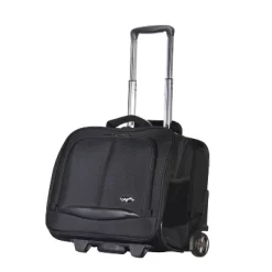 Olympia USA The Exec Softside Carry On Skate Wheels Suitcase - Black