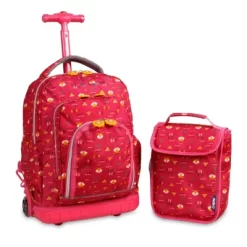 Kids' J World Lollipop 16" Rolling Backpack With Lunch Bag -All Pack Shop GUEST 8f2ccd33 ff22 4630 8cf1 6b102d551f18