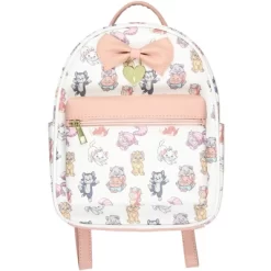 Disney Cats Saffiano Faux Leather Tote Bag Mini Backpack White -All Pack Shop GUEST 8fafb6c5 3971 4109 be4e 5e5bd0818c4d