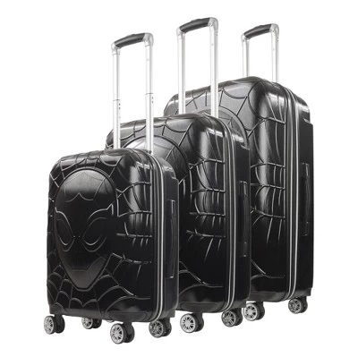 Marvel Ful Molded Spiderman 8 Wheel Expandable Spinner Luggage 3pc Set. 4 Marvel Ful Molded Spiderman 8 Wheel Expandable Spinner Luggage 3pc Set. - Image 4