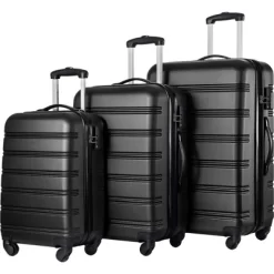 3 PCS Luggage Set, Hardside Spinner Suitcase With TSA Lock (20/24/28)-ModernLuxe