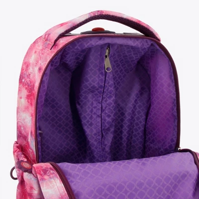 JWorld Sparkle Kids' Rolling 15" Backpack - Purple Galaxy 7 JWorld Sparkle Kids' Rolling 15" Backpack - Purple Galaxy - Image 7
