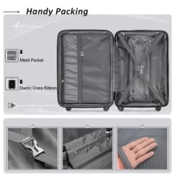2 PCS Expanable Luggage Set, Hardside Spinner Suitcase With TSA Lock-ModernLuxe 11 2 PCS Expanable Luggage Set, Hardside Spinner Suitcase With TSA Lock-ModernLuxe -All Pack Shop GUEST 9126141e ff76 41b2 ae2e d5287a2216e0