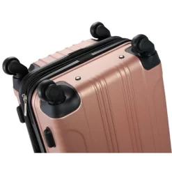 Geoffrey Beene Colorado 4 Pc Luggage Set, Blush