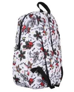 Stranger Things Backpack Hellfire Club Laptop School Travel Backpack White -All Pack Shop GUEST 93bed4d3 1983 4ae4 bff2 6d1e0ea92657