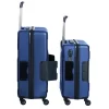 TACH V3 Connectable 2 Piece Hardside 20 Inch Carry On And 28 Inch Checked Suitcase Suitcase Luggage Set With Spinner Wheels, Midnight Blue