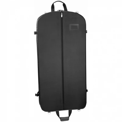 WallyBags 45" Premium Extra Capacity Travel Garment Bag With Shoulder Strap - Black 1 WallyBags 45" Premium Extra Capacity Travel Garment Bag With Shoulder Strap - Black