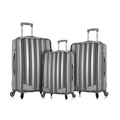 Rockland Barcelona 3pc Hardside Checked Luggage Set 7 Rockland Barcelona 3pc Hardside Checked Luggage Set - Image 7