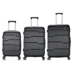 DUKAP Rodez Lightweight 3pc Hardside Luggage Set