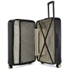 Badgley Mischka Diamond Expandable Hardside Checked 3pc Luggage Set