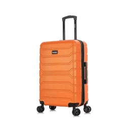InUSA Trend Lightweight Hardside Medium Checked Spinner Suitcase -All Pack Shop GUEST a3c7d087 4d2d 45ba aaaa 967f5d065be3