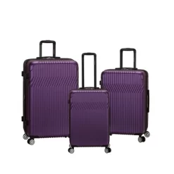 Rockland Pista 3pc Hardside ABS Non-Expandable Luggage Set -All Pack Shop GUEST a6843187 3788 4d41 bbde 510d306cc18a