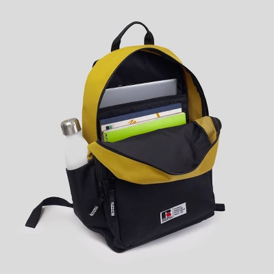 Russell Athletic Grand Slam 18" Backpack - Camel/Black 3 Russell Athletic Grand Slam 18" Backpack - Camel/Black - Image 3