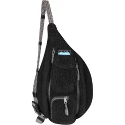 KAVU Mini Rope Fleece Bag Sling Crossbody Faux Shearling Backpack Travel Purse -All Pack Shop GUEST a9853717 9e44 4c46 9eeb f1f87594b823