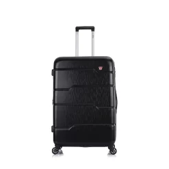 DUKAP Rodez Lightweight Hardside Large Checked Spinner Suitcase