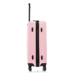 DUKAP Discovery Lightweight Hardside Large Checked Spinner Suitcase - Pink -All Pack Shop GUEST ac5b1c80 4262 4d31 b5d3 890912f8af16