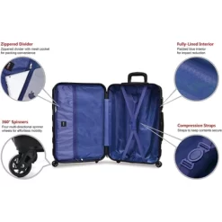 Hipack Prime Hardside 3-Piece Spinner Luggage Set -All Pack Shop GUEST b07fb219 94ef 4523 8398 01d009487c8a